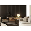 Fleur glass coffee table by Molteni&C designed by Christophe Delcourt.