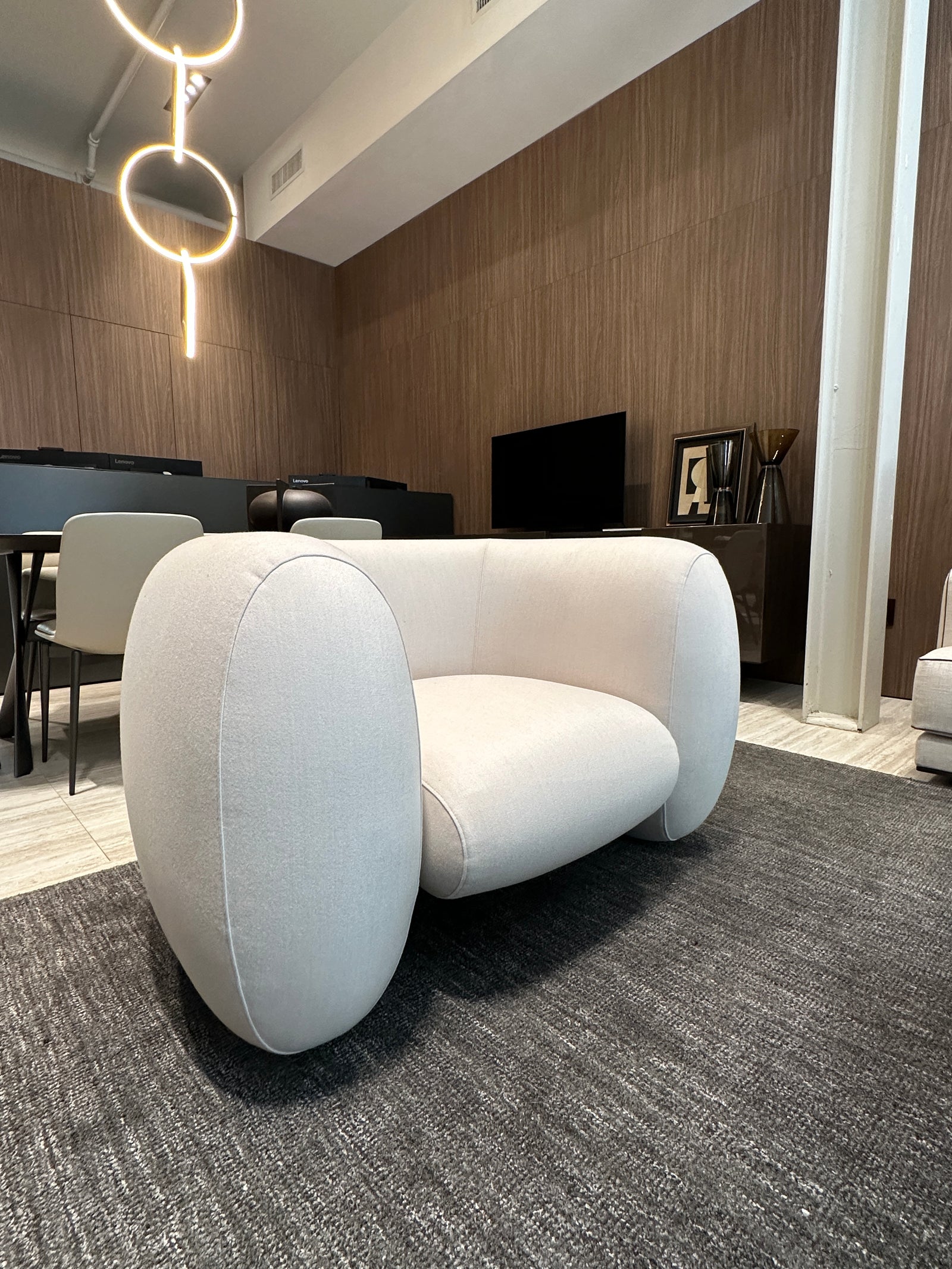 High End Floor Sample Cinnamon Lounge Chair by Molteni&C Casa Design Group
