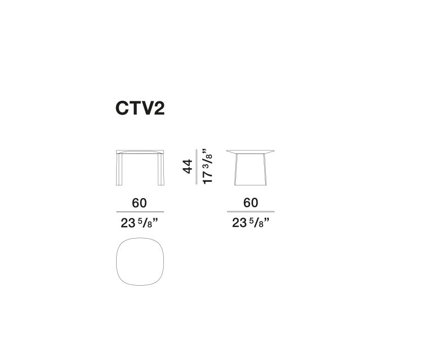High End Floor Sample Cleo Coffee Table by Molteni&C Casa Design Group