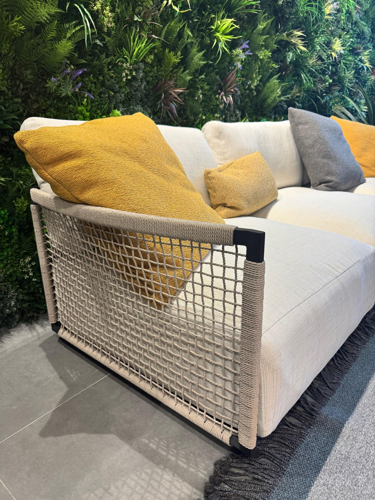 High End Floor Sample Nodi Outdoor Sofa by Tribu Casa Design Group