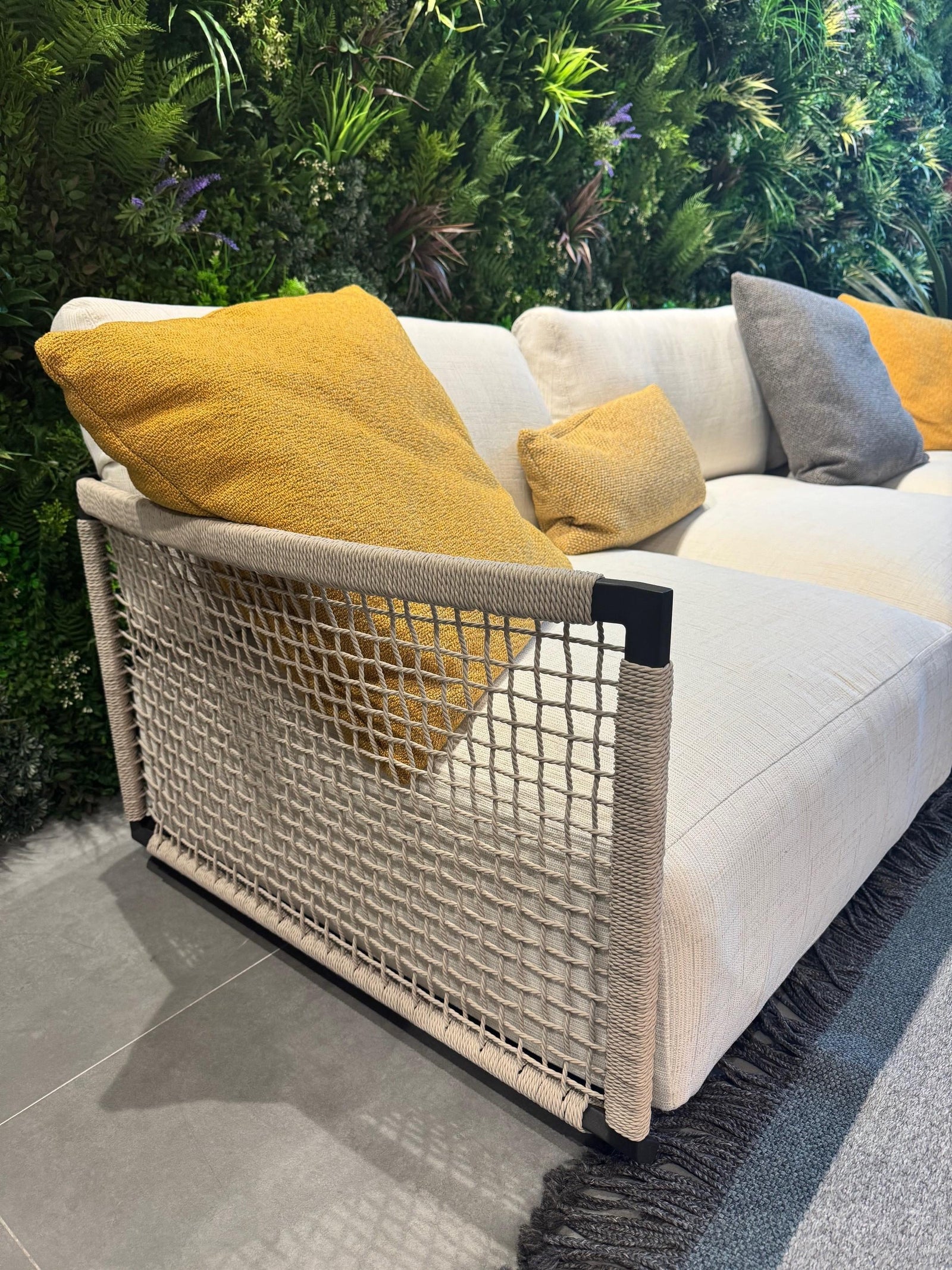 High End Floor Sample Nodi Outdoor Sofa by Tribu Casa Design Group