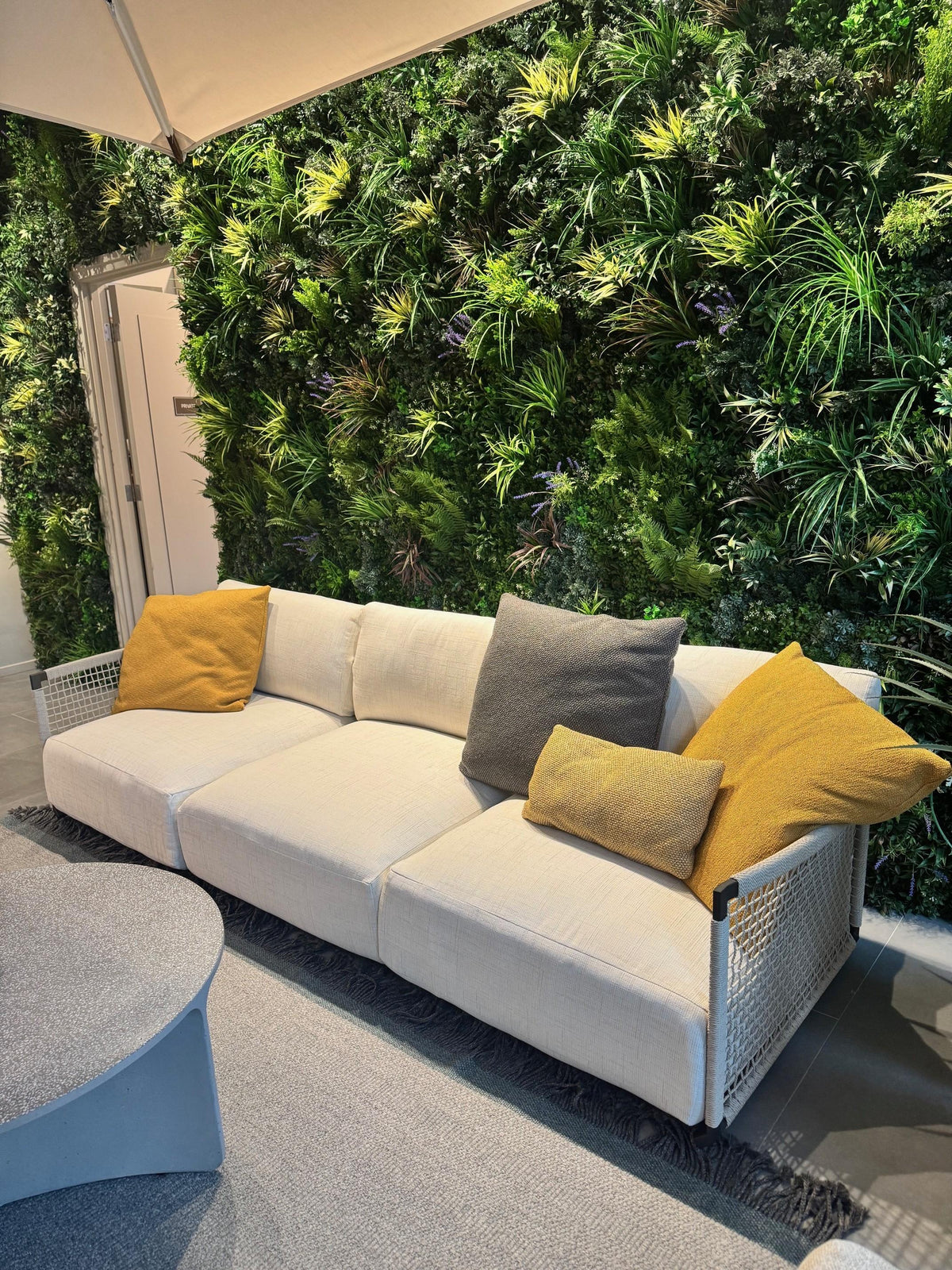 High End Floor Sample Nodi Outdoor Sofa by Tribu Casa Design Group