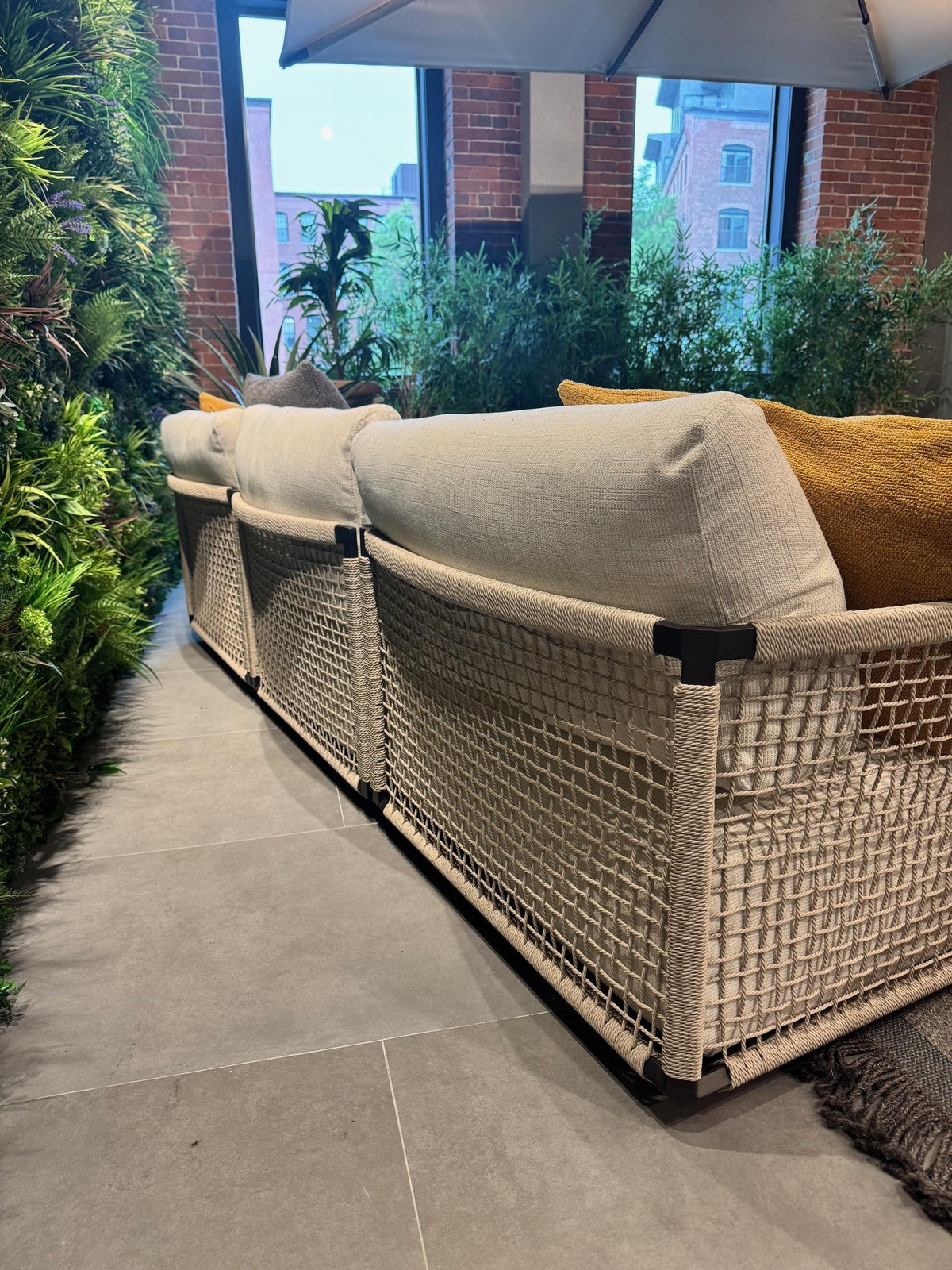 High End Floor Sample Nodi Outdoor Sofa by Tribu Casa Design Group