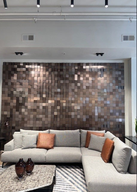 High End Floor Sample 3D Mosaic-Style Wall Panel System Casa Design Group