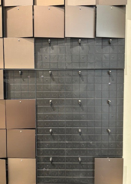 High End Floor Sample 3D Mosaic-Style Wall Panel System Casa Design Group
