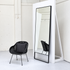 Floor Sample Bell Mirror with Black Metal Frame by Camerich | Casa Design Group