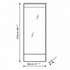 Floor Sample Bell Mirror with Black Metal Frame by Camerich | Casa Design Group