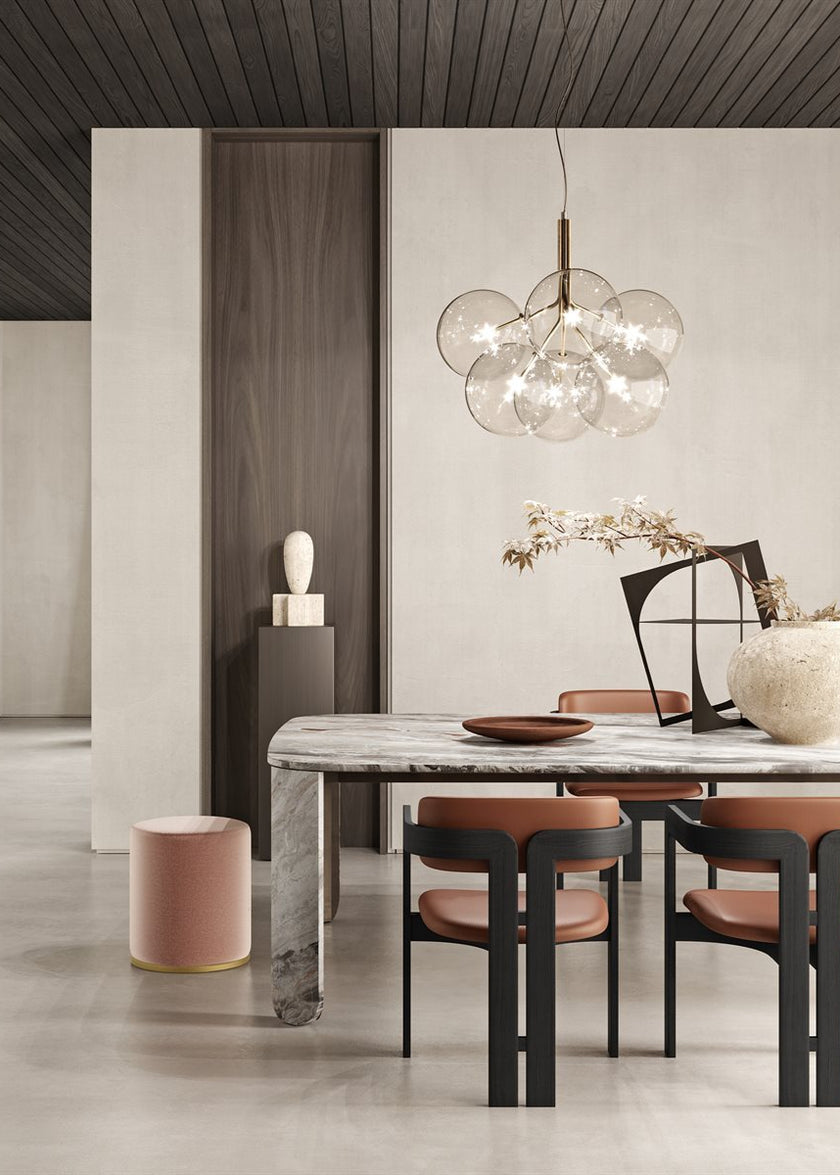 High End Floor Sample Bolle Cielo Suspension Lamp by Gallotti&Radice Casa Design Group