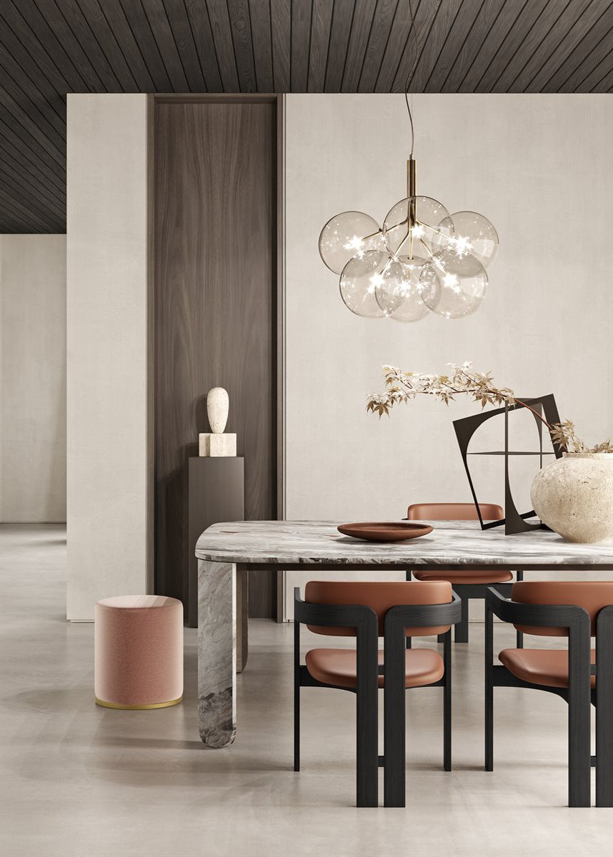 High End Floor Sample Bolle Cielo Suspension Lamp by Gallotti&Radice Casa Design Group