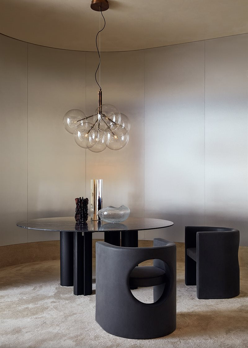 High End Floor Sample Bolle Cielo Suspension Lamp by Gallotti&Radice Casa Design Group