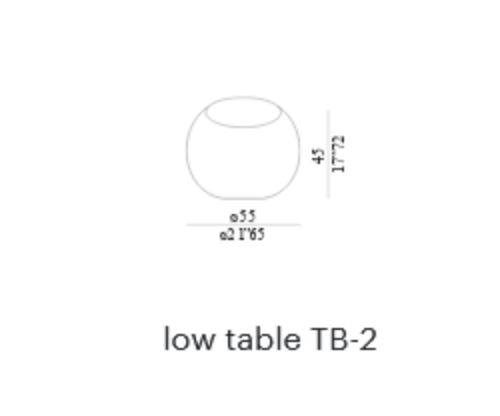 High End Floor Sample Bongo Side Table by Meridiani Casa Design Group