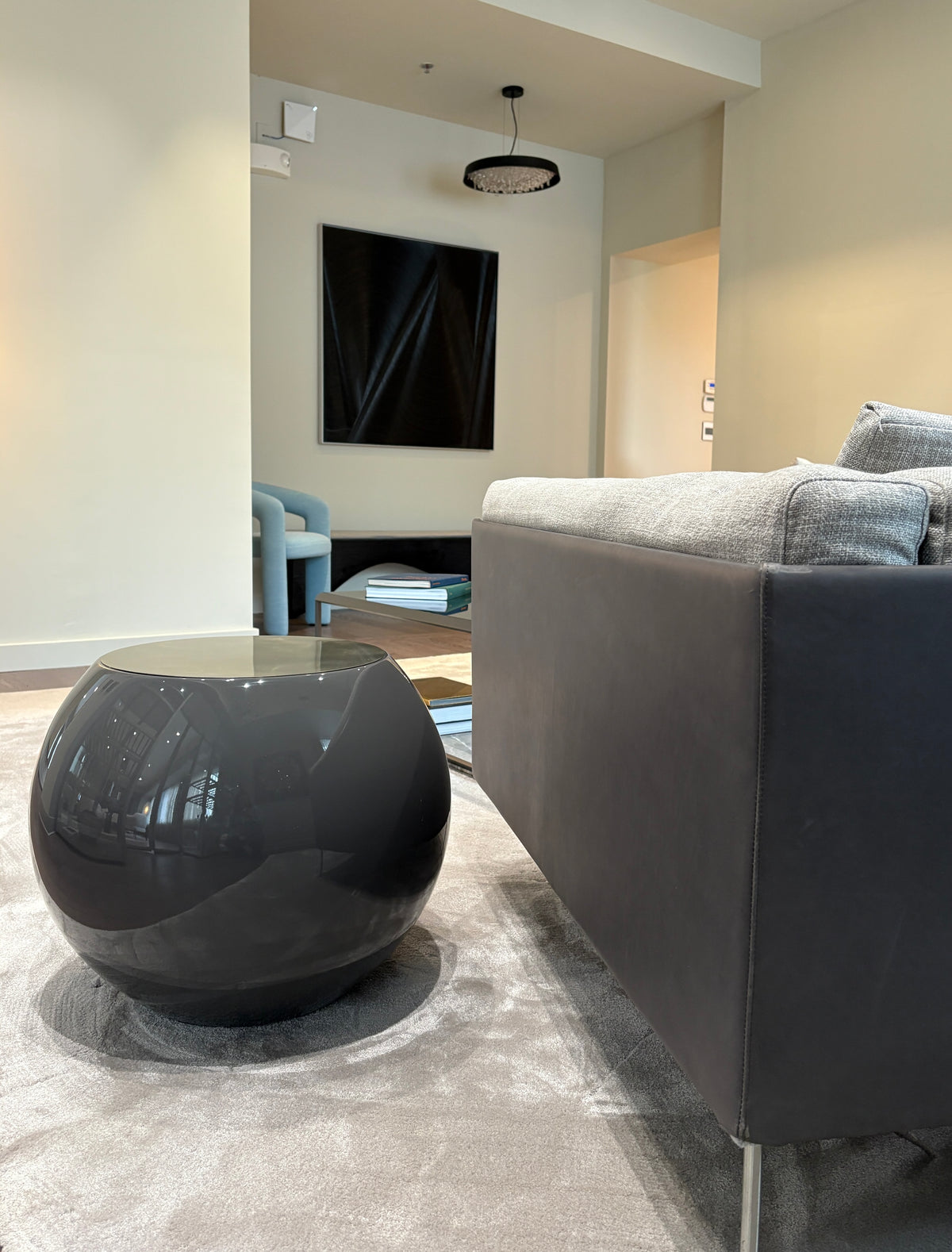 High End Floor Sample Bongo Side Table by Meridiani Casa Design Group