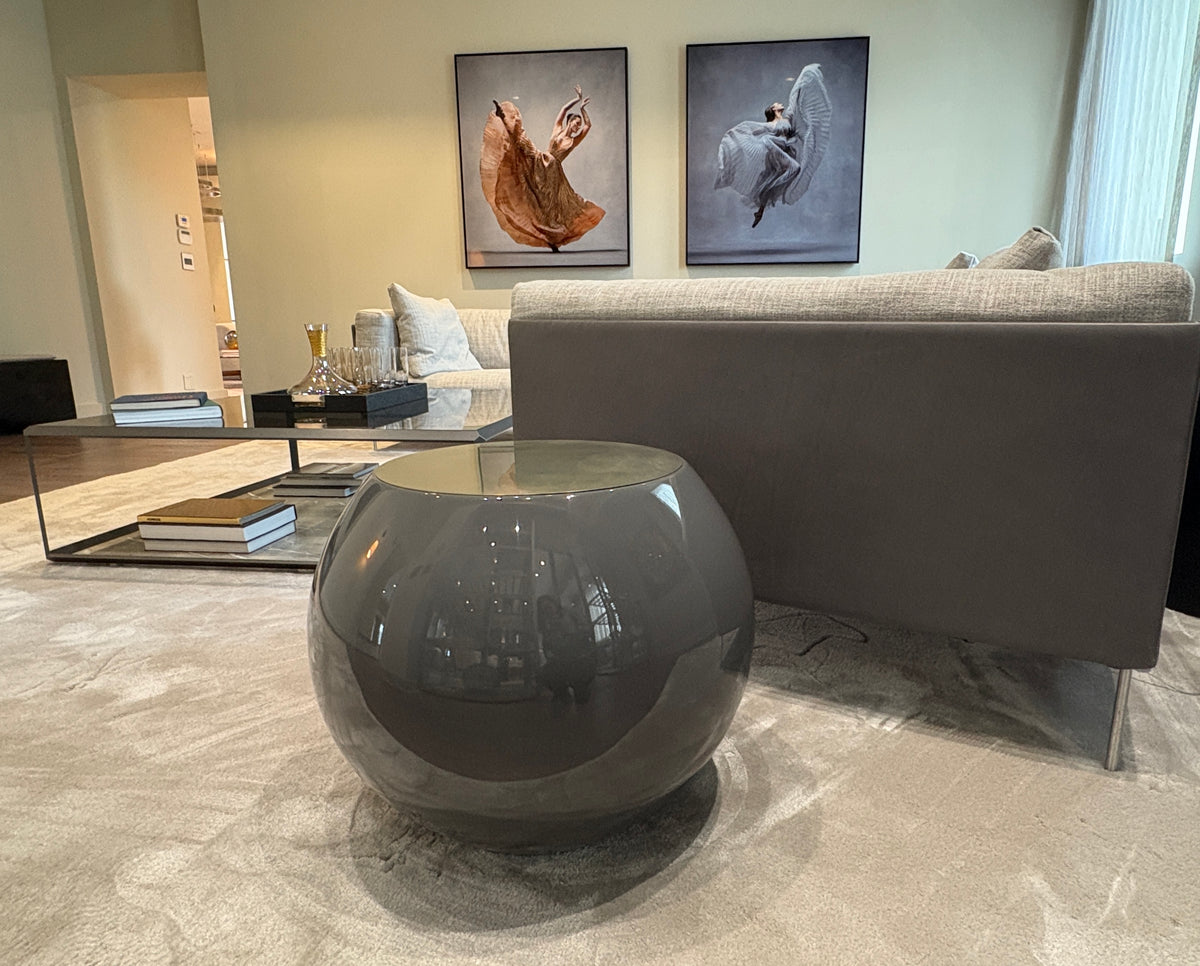 High End Floor Sample Bongo Side Table by Meridiani Casa Design Group