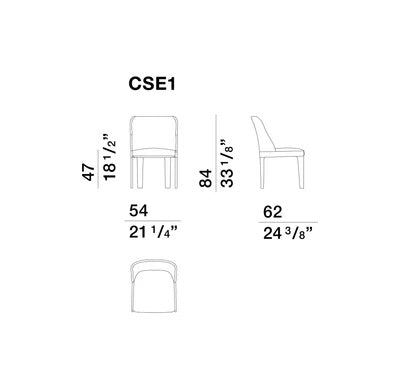 High End Chelsea Dining Chair by Molteni&C Casa Design Group