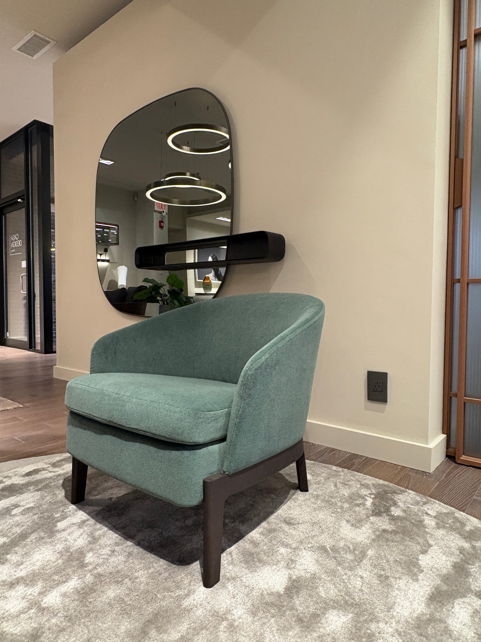 High End Floor Sample Chelsea Lounge Armchair by Molteni&C Casa Design Group
