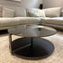 High End Floor Sample Clamp Coffee Table by Giorgetti Casa Design Group