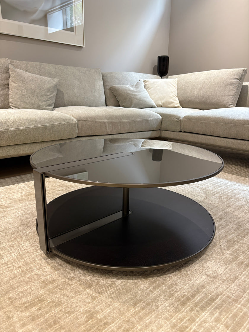 High End Floor Sample Clamp Coffee Table by Giorgetti Casa Design Group