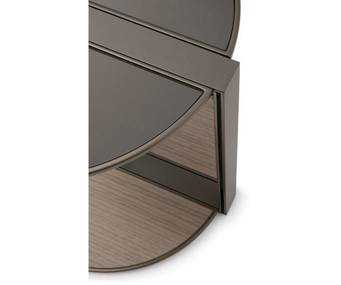 High End Floor Sample Clamp Coffee Table by Giorgetti Casa Design Group