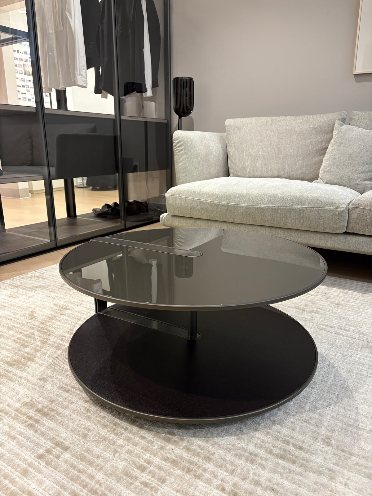 High End Floor Sample Clamp Coffee Table by Giorgetti Casa Design Group