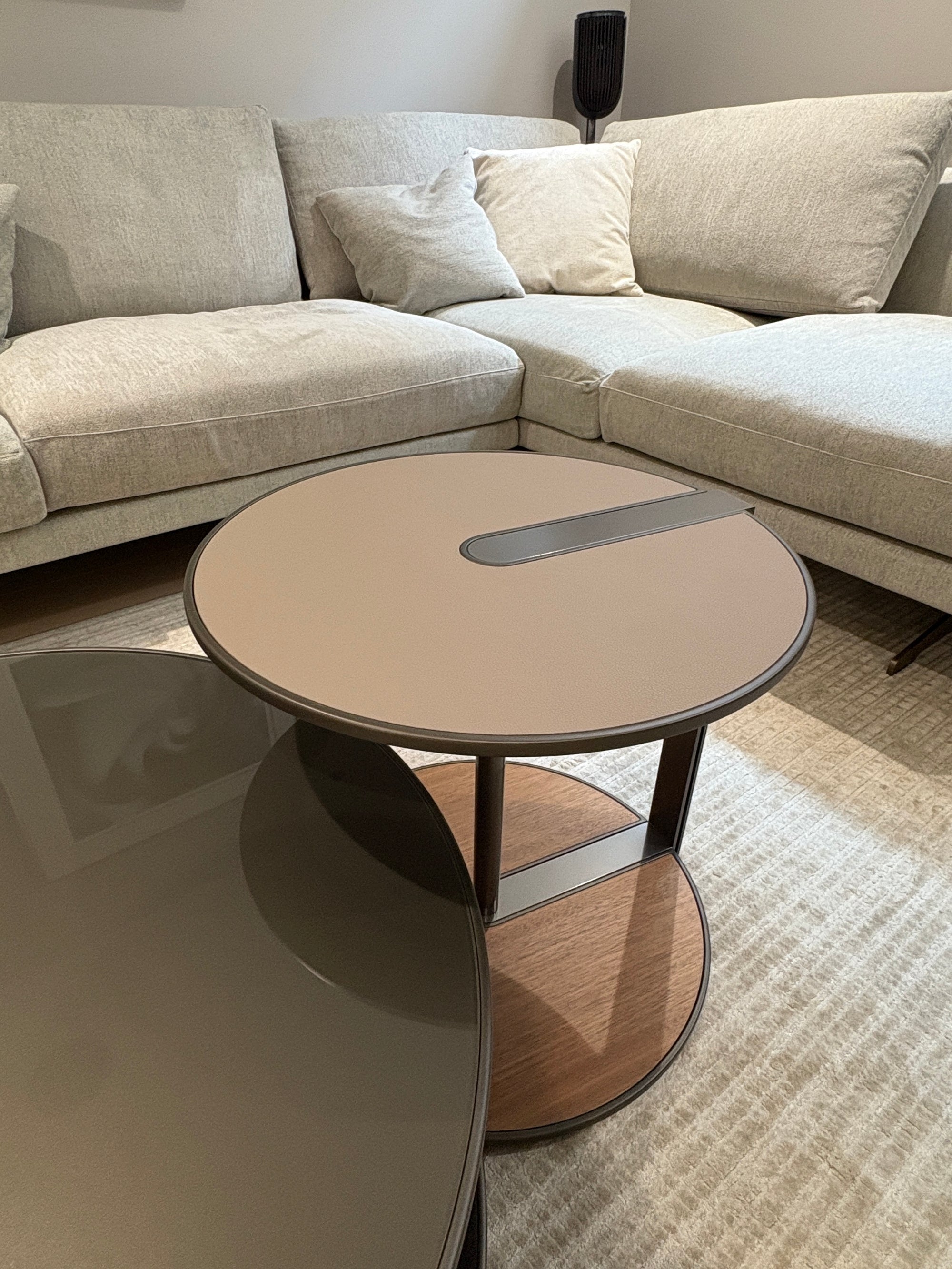 High End Floor Sample Clamp Coffee Table by Giorgetti Casa Design Group