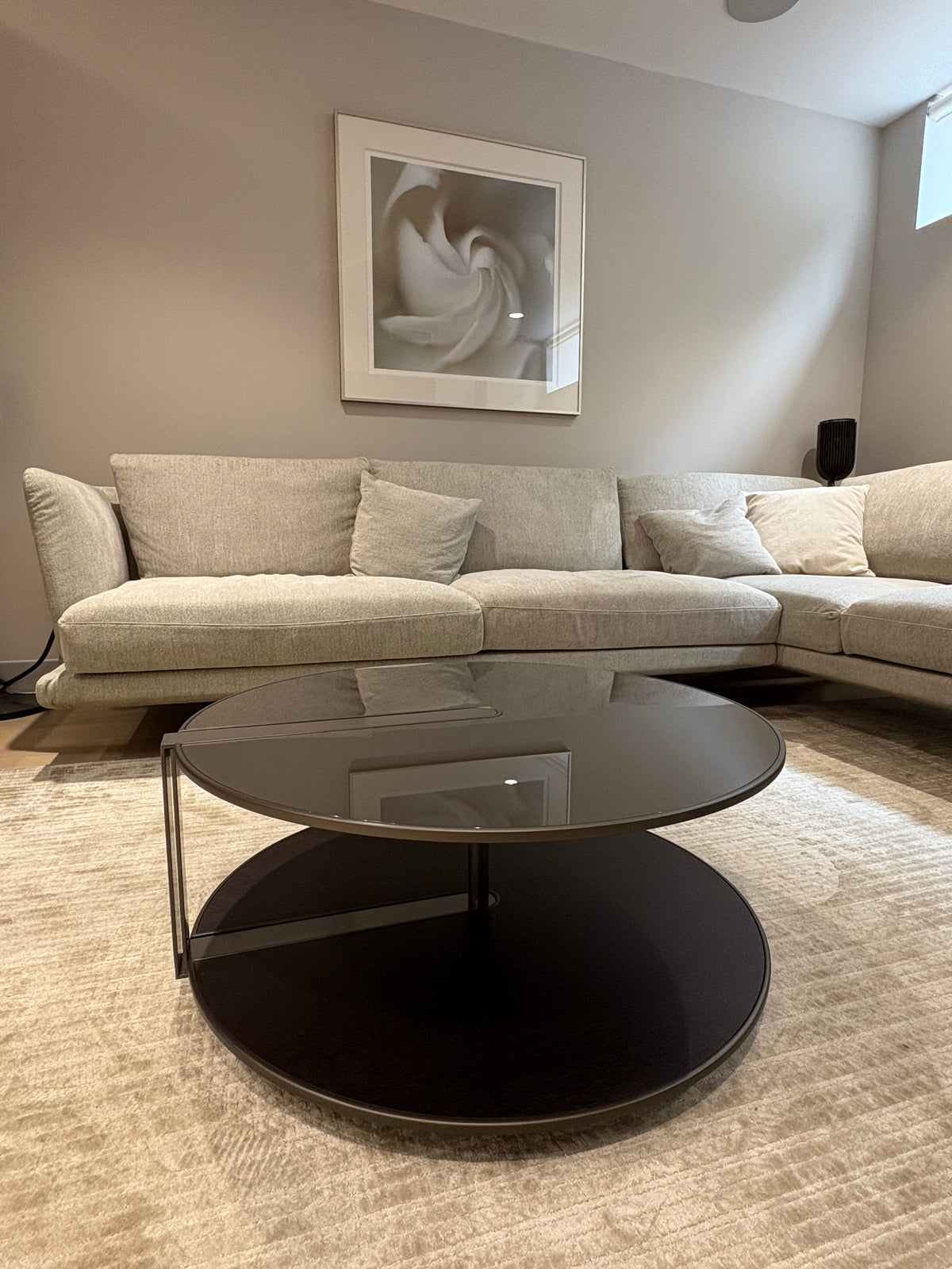 High End Floor Sample Clamp Coffee Table by Giorgetti Casa Design Group