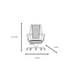 High End Floor Sample Clip Office Chair by Giorgetti Casa Design Group