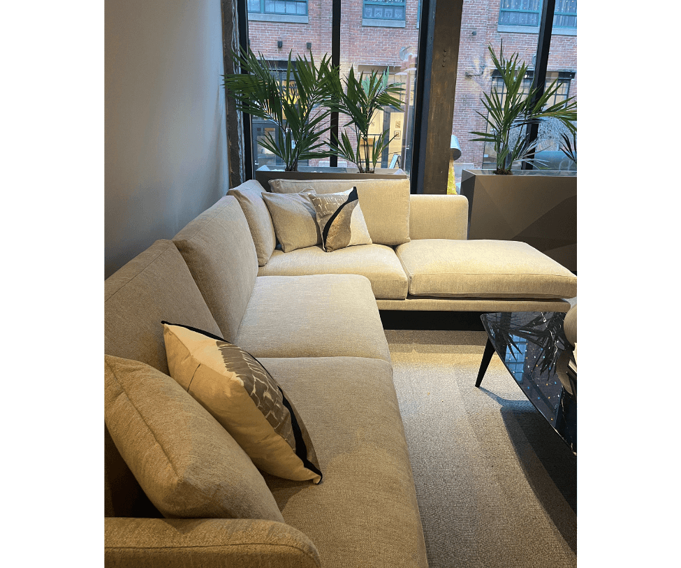 High End Floor Sample Clipper Sectional Sofa by Marelli Casa Design Group