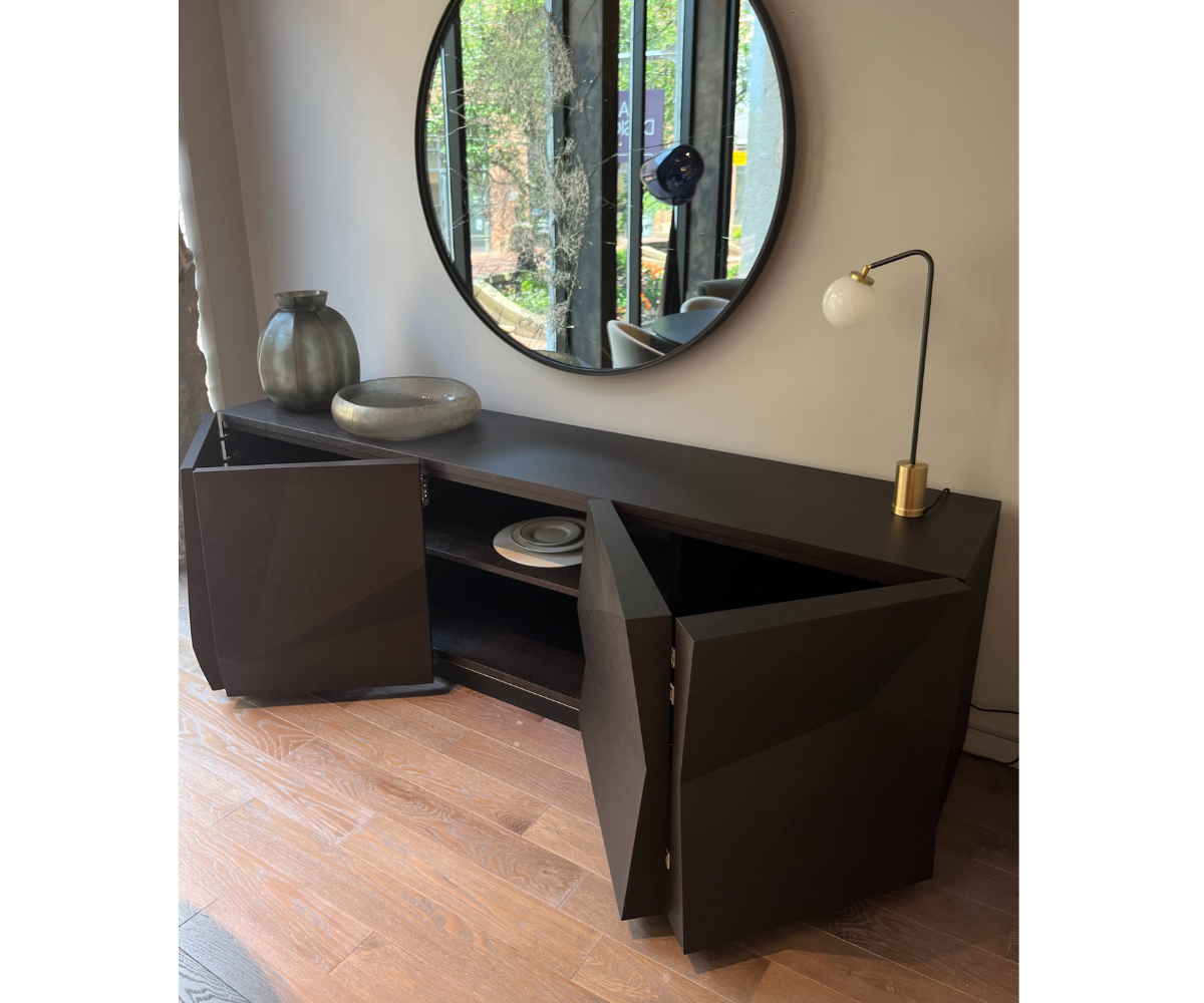 High End Floor Sample Crash Wood Sideboard by Emmemobili Casa Design Group