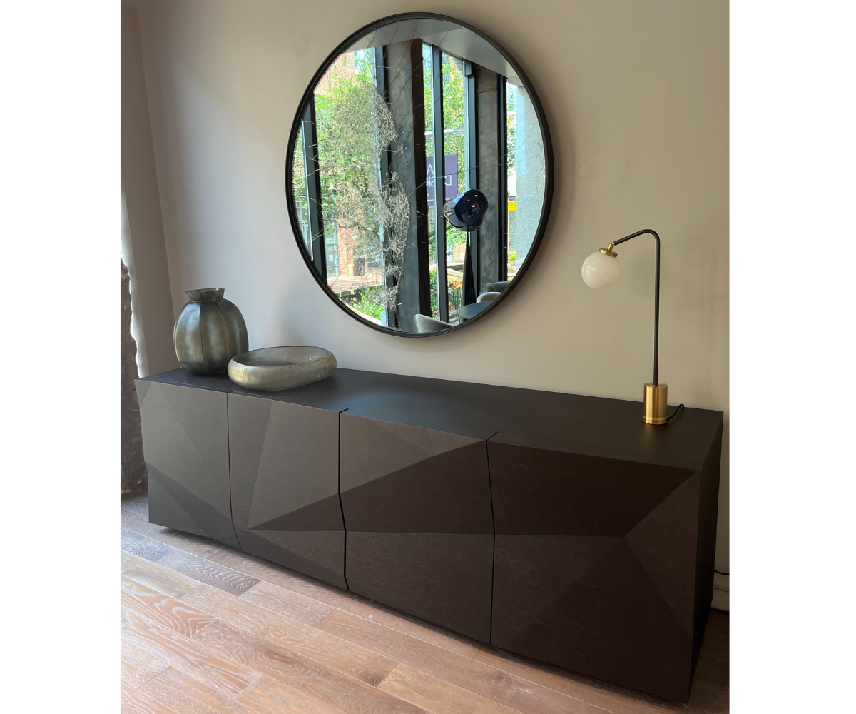High End Floor Sample Crash Wood Sideboard by Emmemobili Casa Design Group