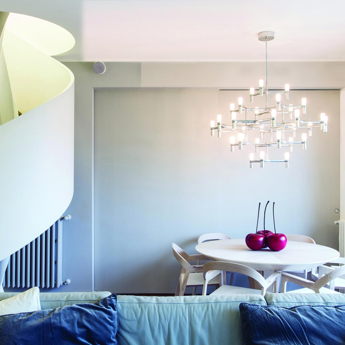 High End Floor Sample Crown Major Light Fixture by Nemo Lighting Casa Design Group