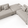 Floor Sample Davis Out Sectional in Fabric Ischia 12 by Frigerio | Casa Design Group