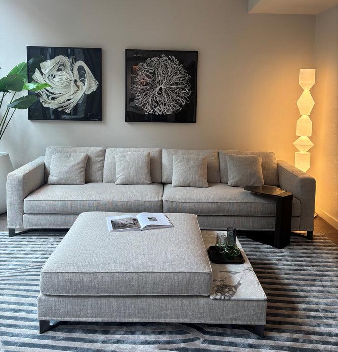 Floor Sample Davis Out Sectional in Fabric Ischia 12 by Frigerio | Casa Design Group