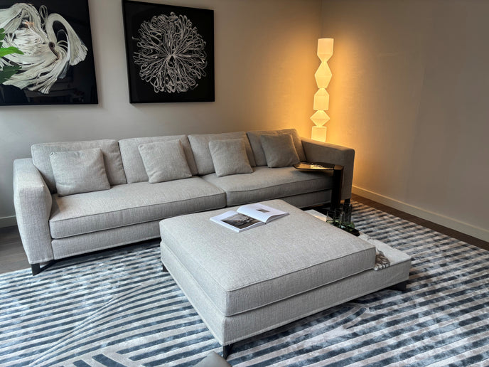 Floor Sample Davis Out Sectional in Fabric Ischia 12 by Frigerio | Casa Design Group
