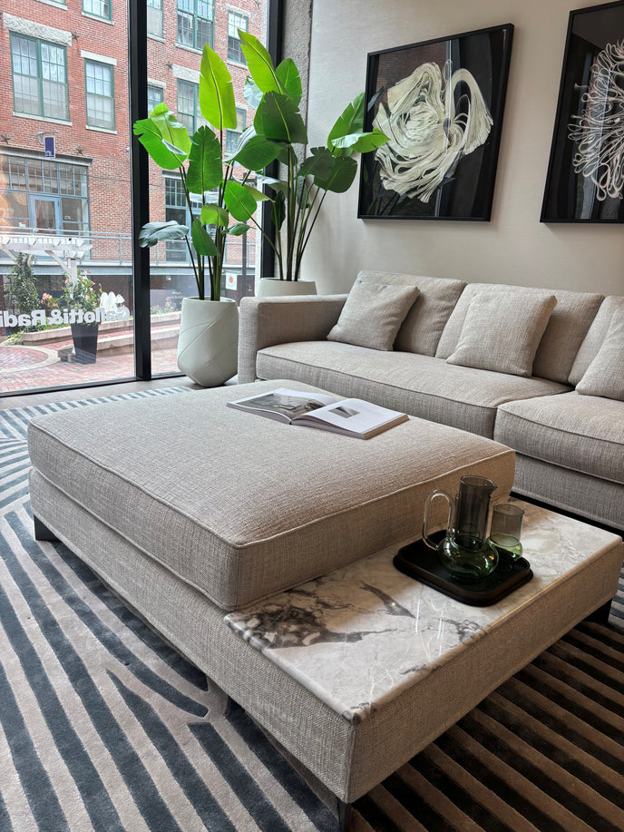 Floor Sample Davis Out Sectional in Fabric Ischia 12 by Frigerio | Casa Design Group