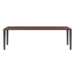 Floor Sample Filigree Table with Eucalyptus Top and Iridium Brown Structure by Molteni&C | Casa Design Group