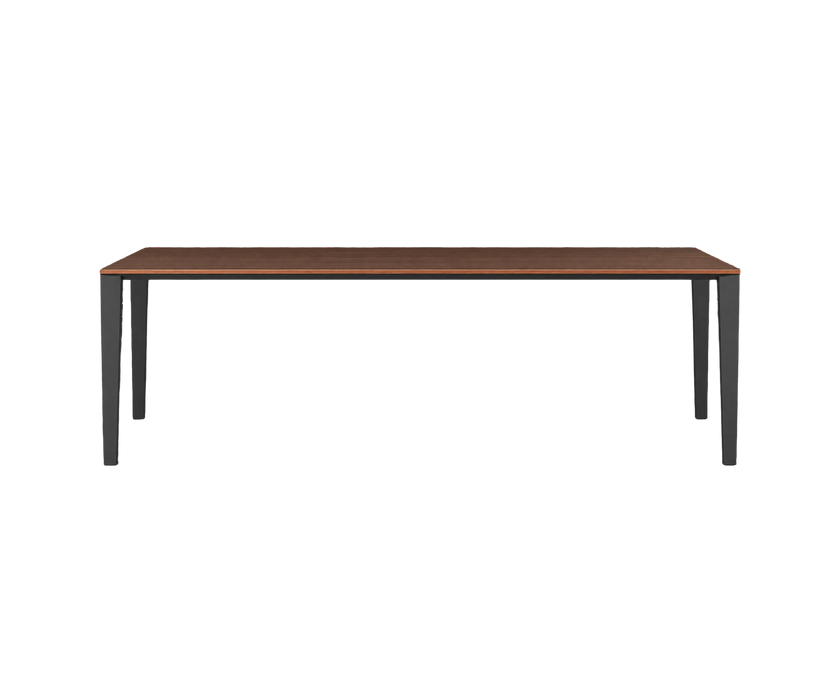 Floor Sample Filigree Table with Eucalyptus Top and Iridium Brown Structure by Molteni&C | Casa Design Group