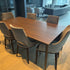 Floor Sample Filigree Table with Eucalyptus Top and Iridium Brown Structure by Molteni&C | Casa Design Group