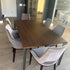 Floor Sample Filigree Table with Eucalyptus Top and Iridium Brown Structure by Molteni&C | Casa Design Group