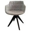 High End Floor Sample Flow 4-Legged Swivel Armchair by MDF Italia Casa Design Group