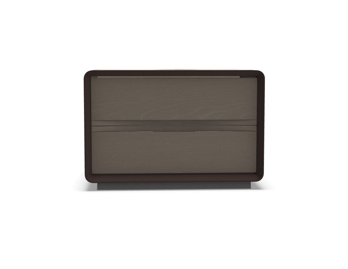 High End Floor Sample Frame 2 Drawer Night Stand by Giorgetti Casa Design Group