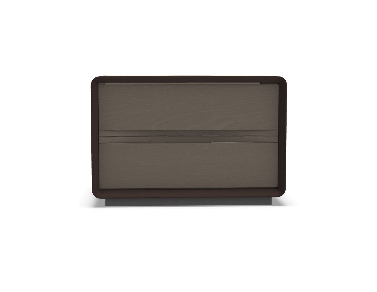 High End Floor Sample Frame 2 Drawer Night Stand by Giorgetti Casa Design Group