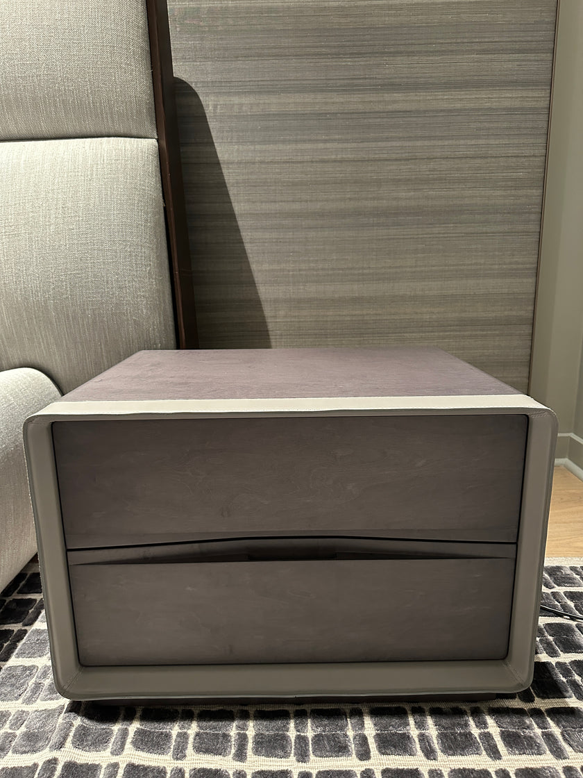 High End Floor Sample Frame 2 Drawer Night Stand by Giorgetti Casa Design Group