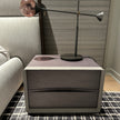 High End Floor Sample Frame 2 Drawer Night Stand by Giorgetti Casa Design Group