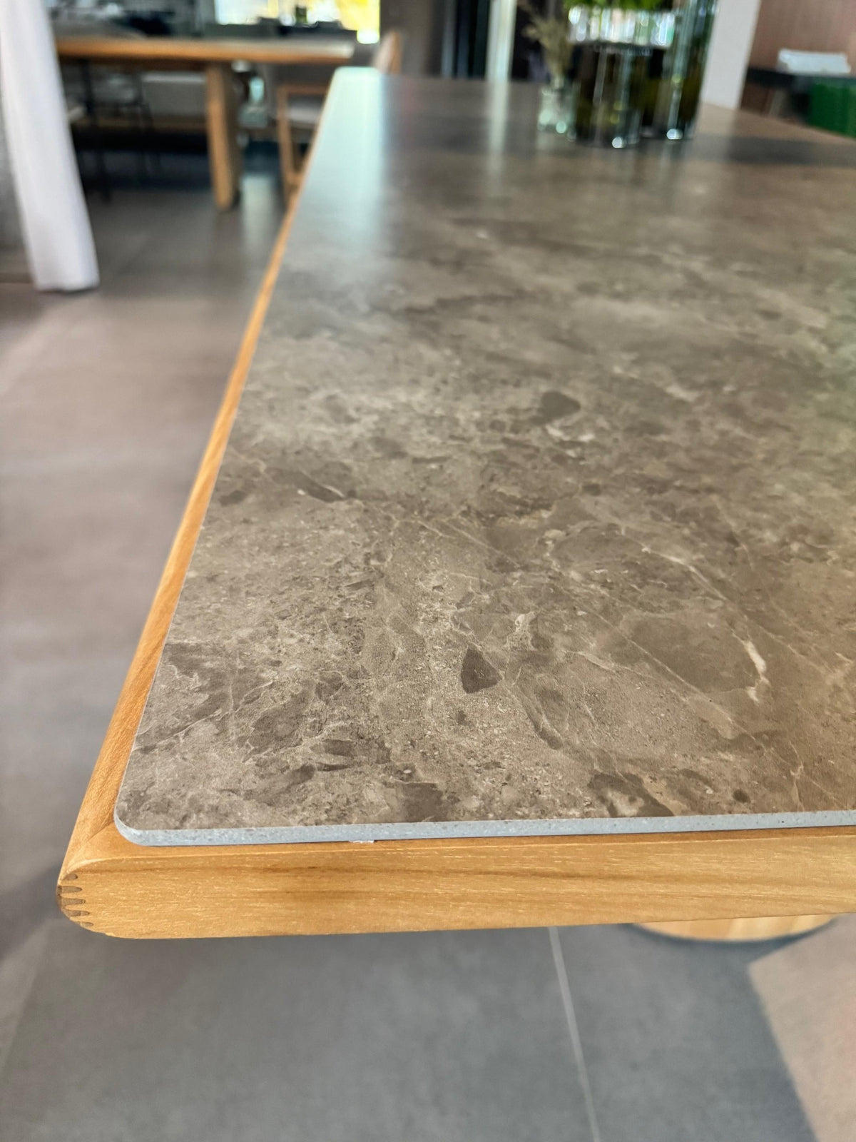 High End Floor Sample Giro Outdoor Dining Table by Kettal Casa Design Group
