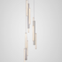High End Floor Sample Hail 3 Piece Chandelier by Giorgetti Casa Design Group