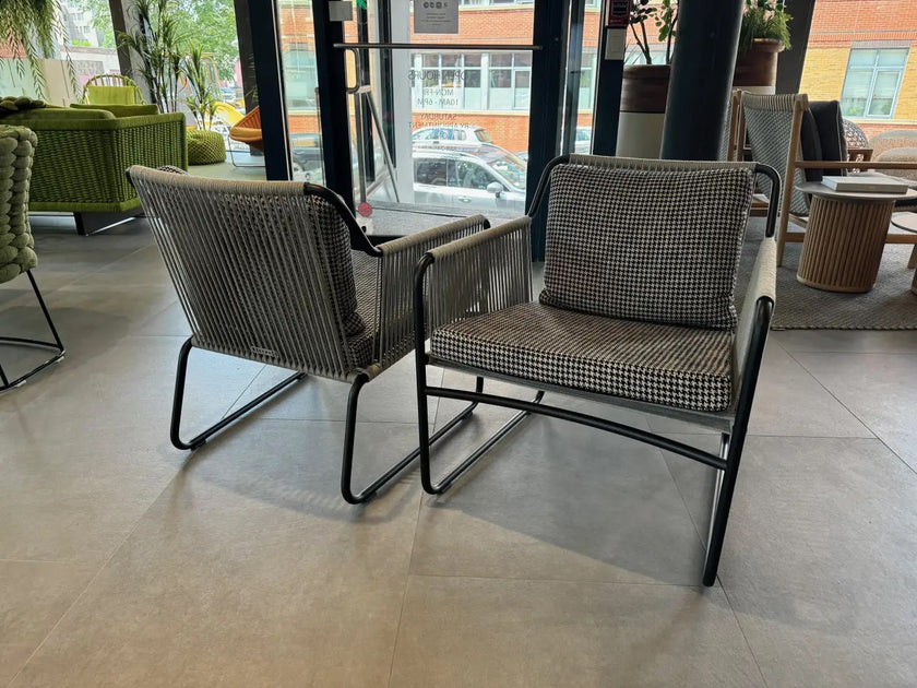 High End Floor Sample Harp 768 Outdoor Lounge Chair by Roda Casa Design Group
