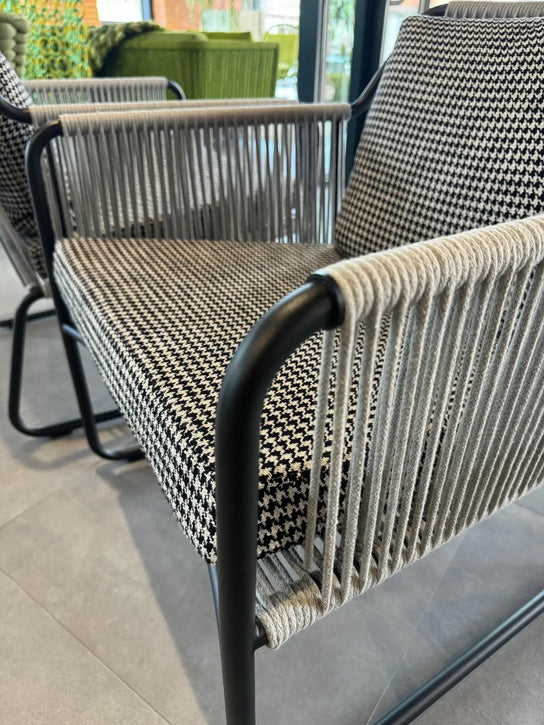 High End Floor Sample Harp 768 Outdoor Lounge Chair by Roda Casa Design Group
