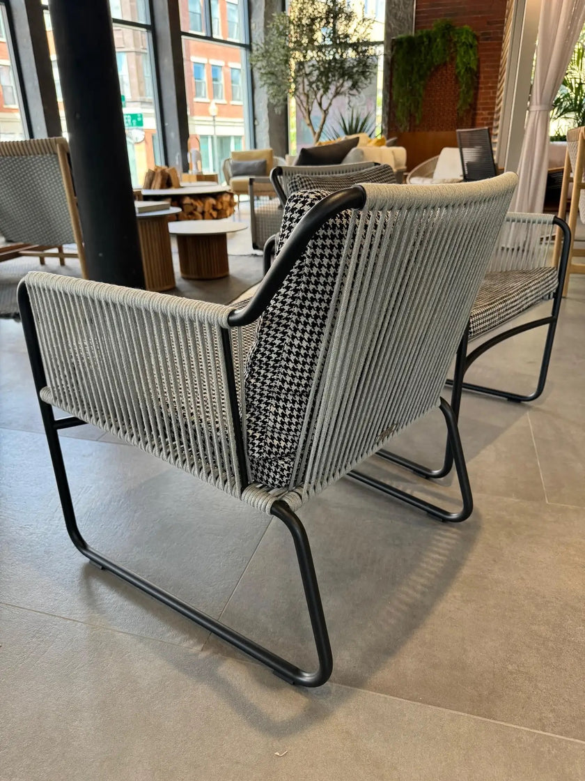 High End Floor Sample Harp 768 Outdoor Lounge Chair by Roda Casa Design Group