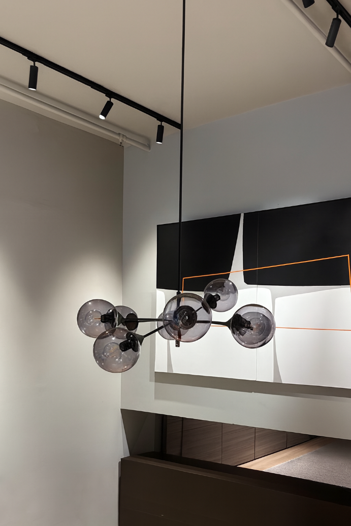 High End Floor Sample Kendama 8 Suspended Lamp by Giorgetti Casa Design Group