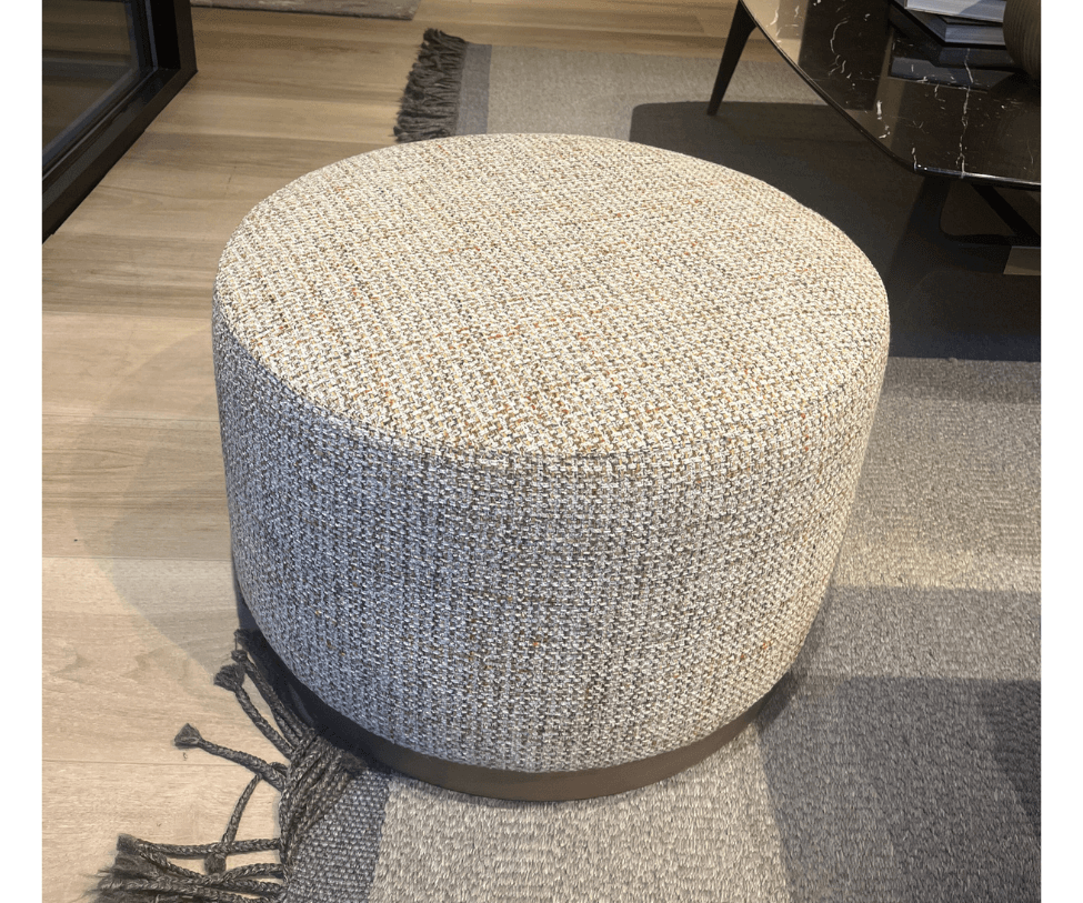 High End Floor Sample Marelli Moon Pouf by Marelli  Casa Design Group